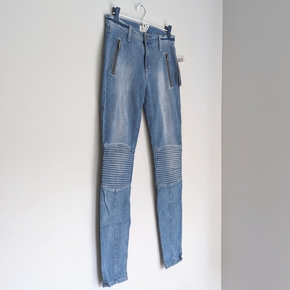 🇺🇸 NWT Hudson Stark Moto Jeans Made In USA - Picture 4 of 11